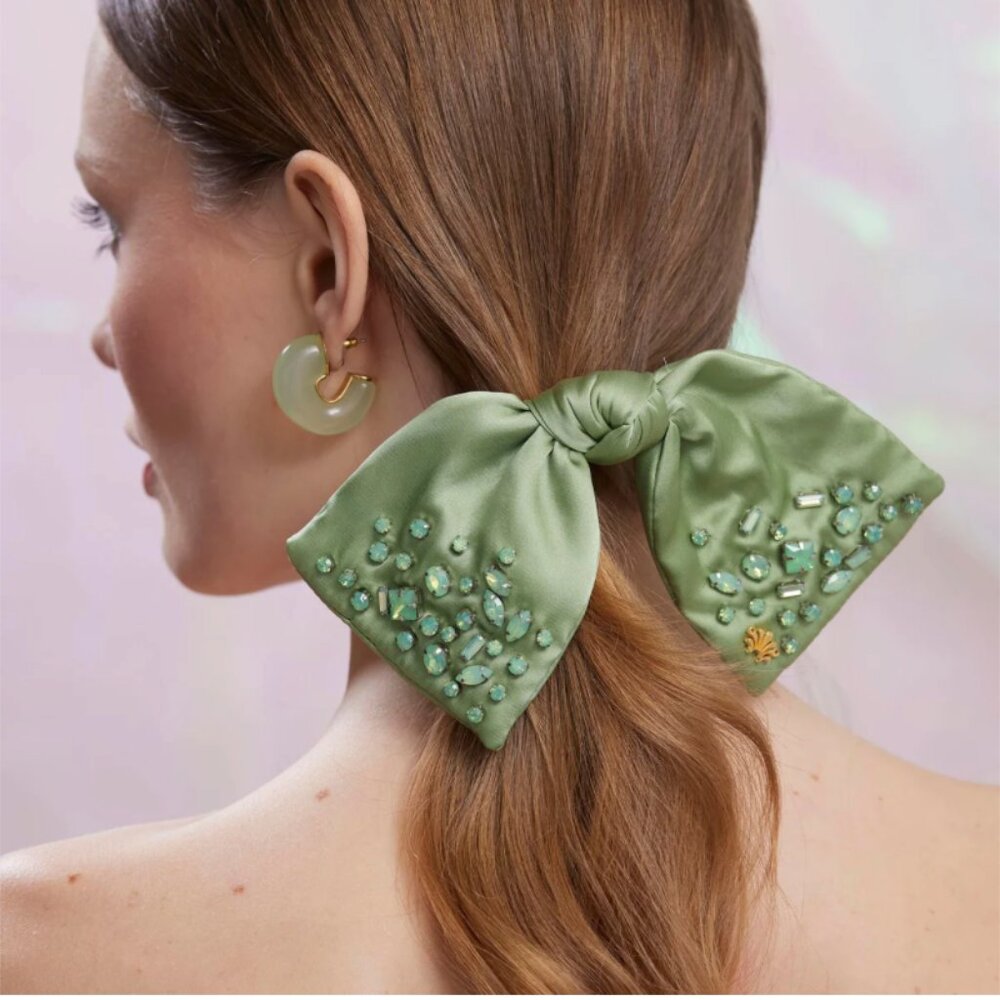 Lele Sadough Jeweled Bow